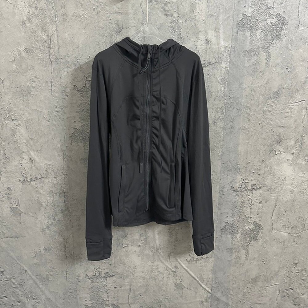 Lululemon Athletica Hooded Zip-Up Jacket With Drawstring